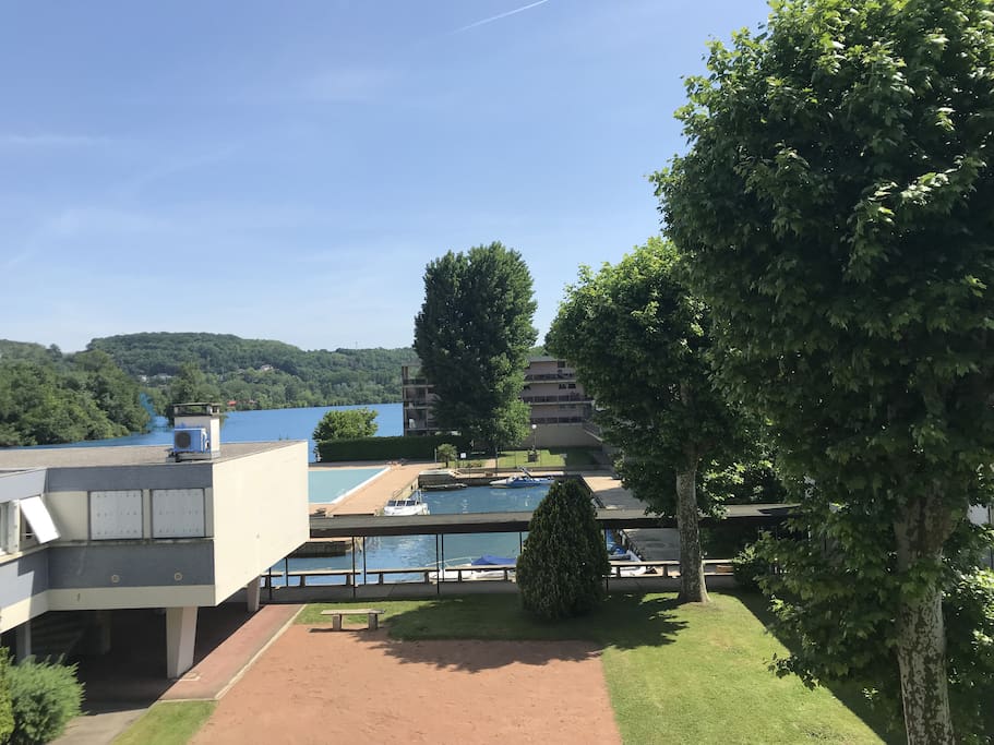 La vue du balcon