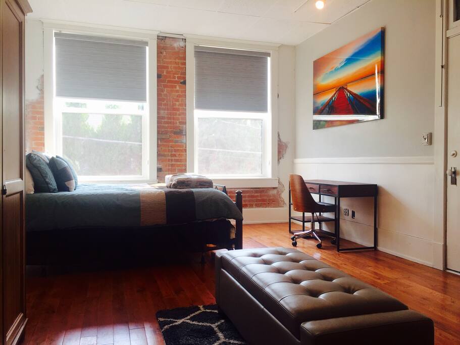 Bedroom with study desk