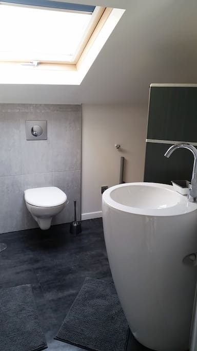 Salle de bain équipée