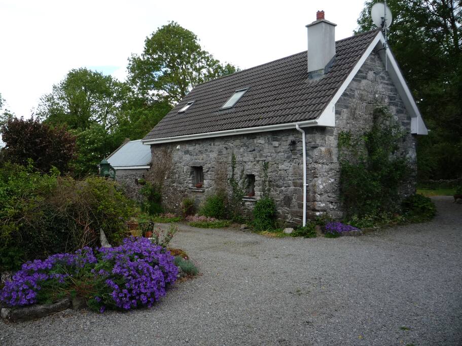 The back of the cottage