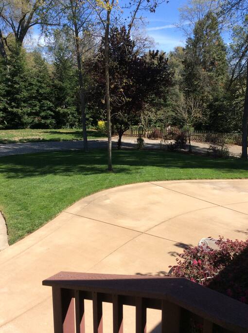 Front yard...lots of room to play!! This is the view from the master bedroom