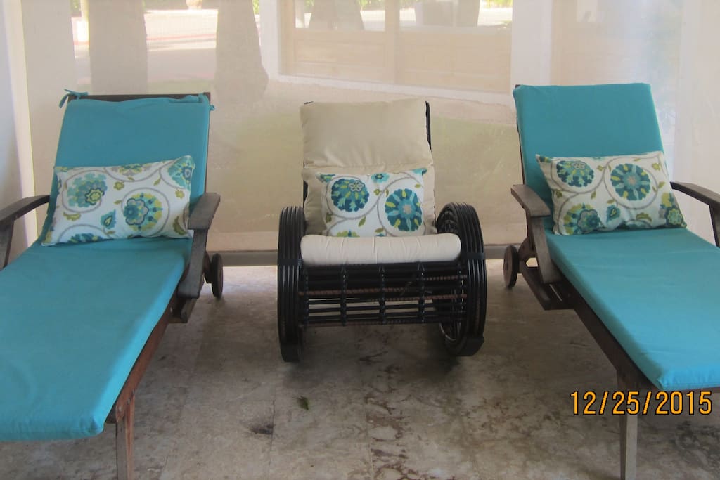 Private patio