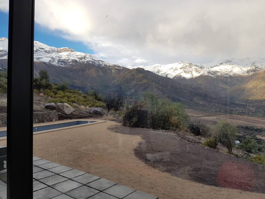 hermosas nubes en invierno