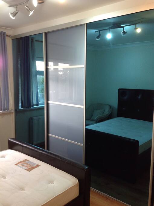 Wardrobe with sliding doors