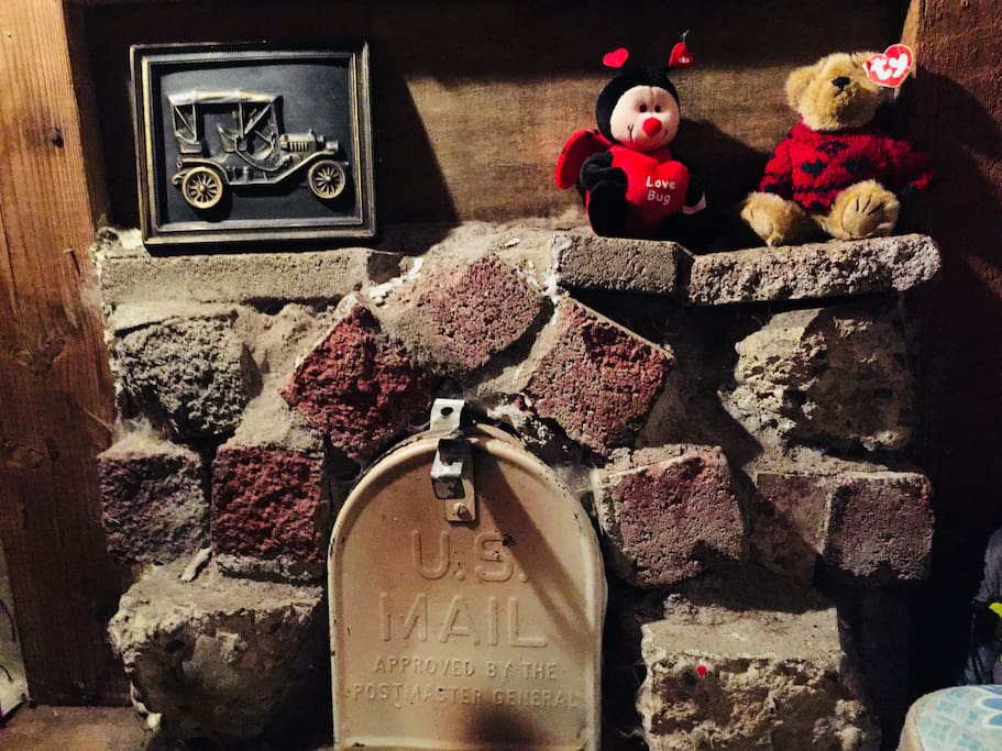 Mailbox Fireplace!