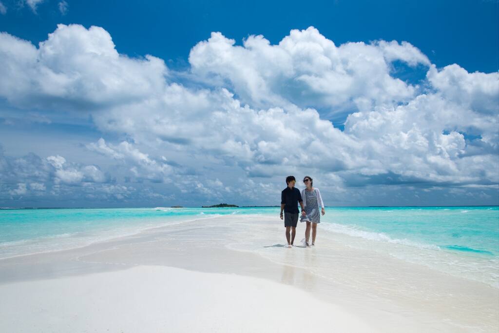 The heavenly beauty of our sandbank