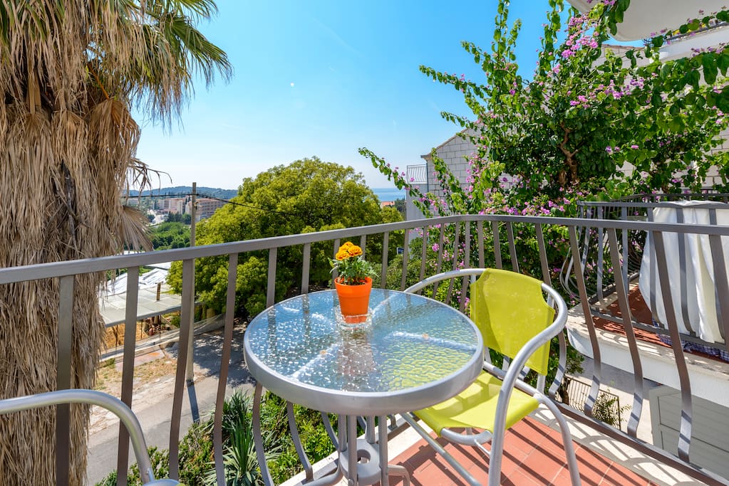 Balcony with sea view