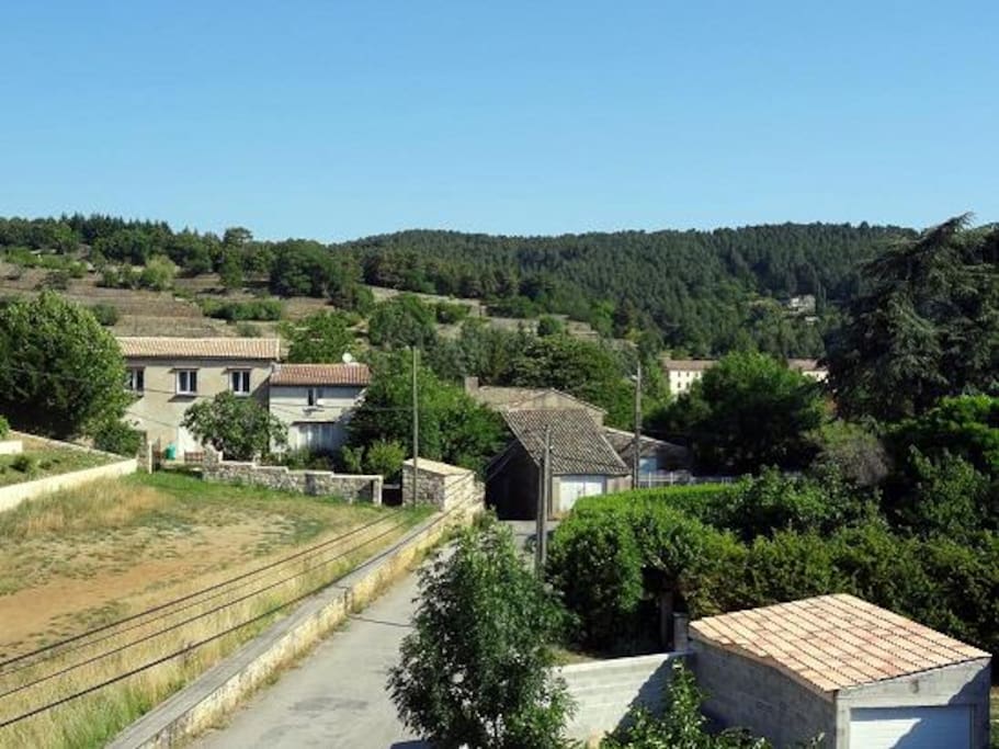 vue de la maison