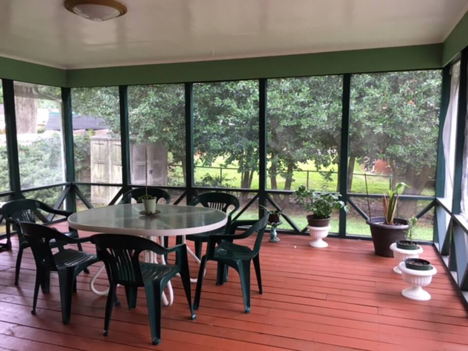 big screen porch