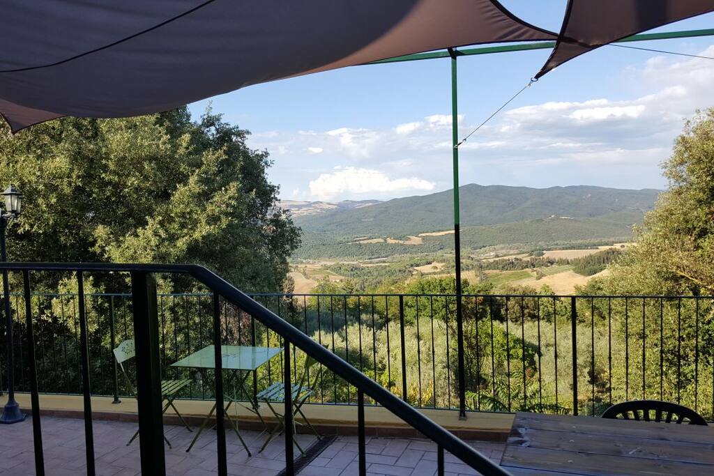 La Supervista dell' appartamento e della terrazza.