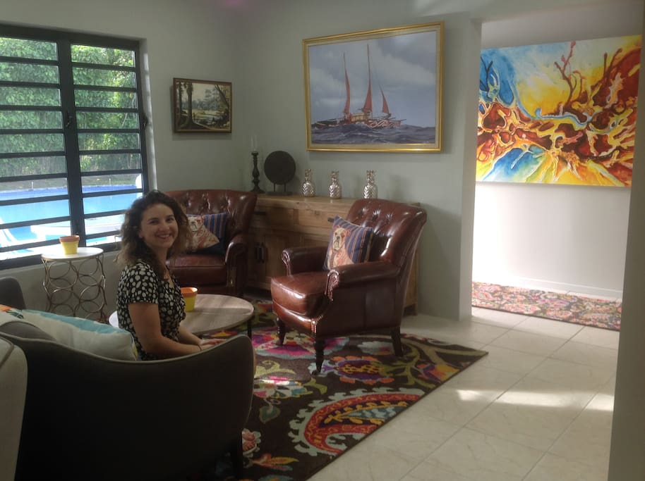 Communal lounge area