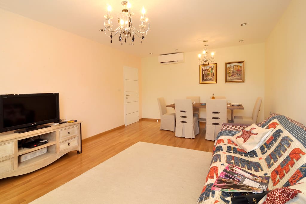Dining and living room