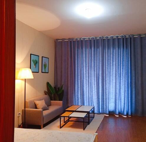 【悦己·宁乡】简约一居,可做饭,有阳台 近金洲大道/非长沙/带厨具/拎包入住