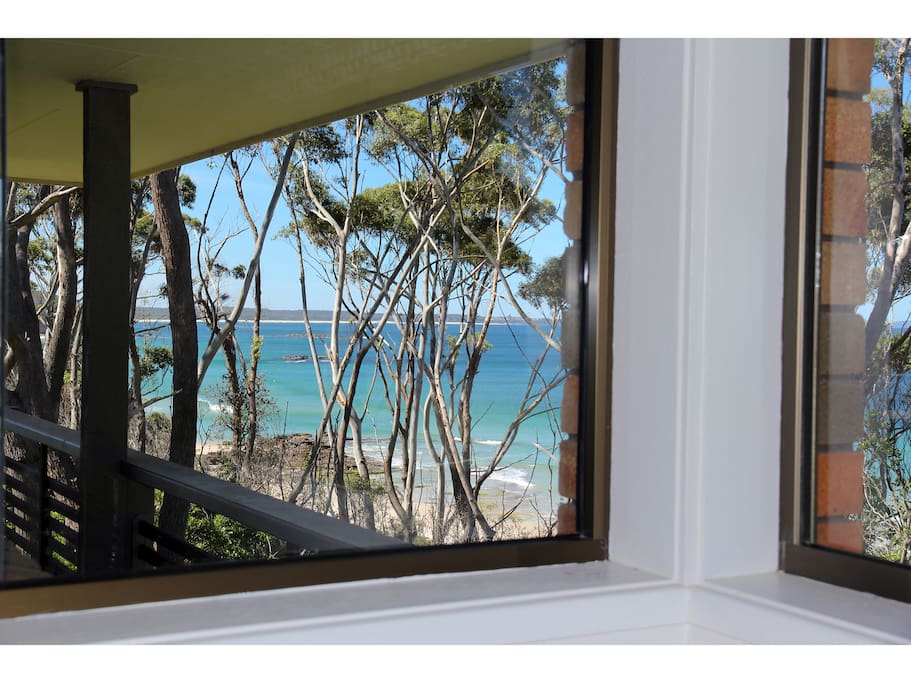 View from kitchen- cooking is never a chore with this outlook..