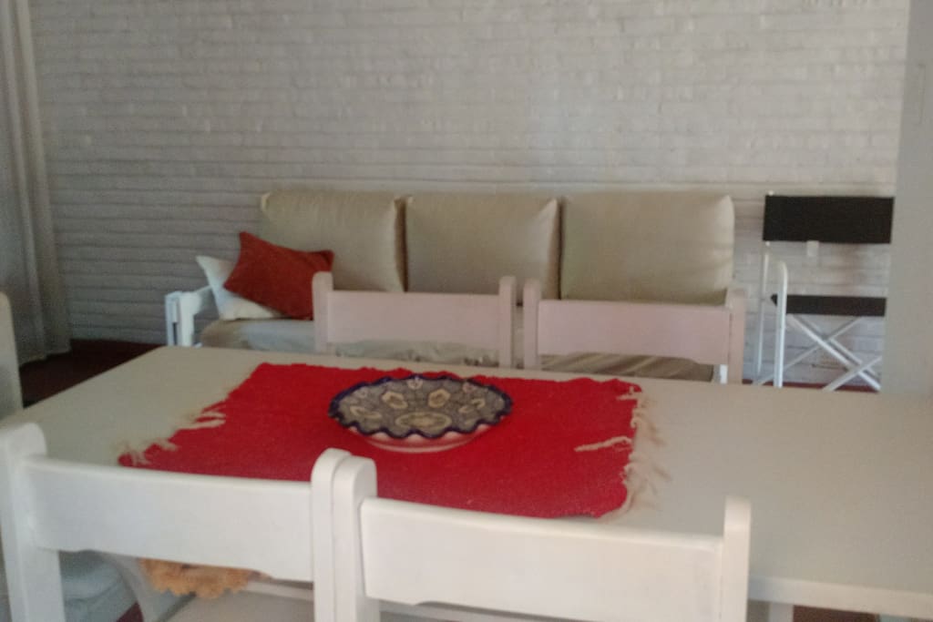Living comedor con divan cama