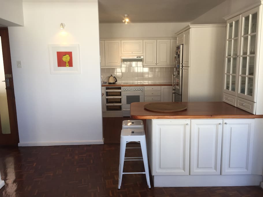 Kitchen with breakfast counter