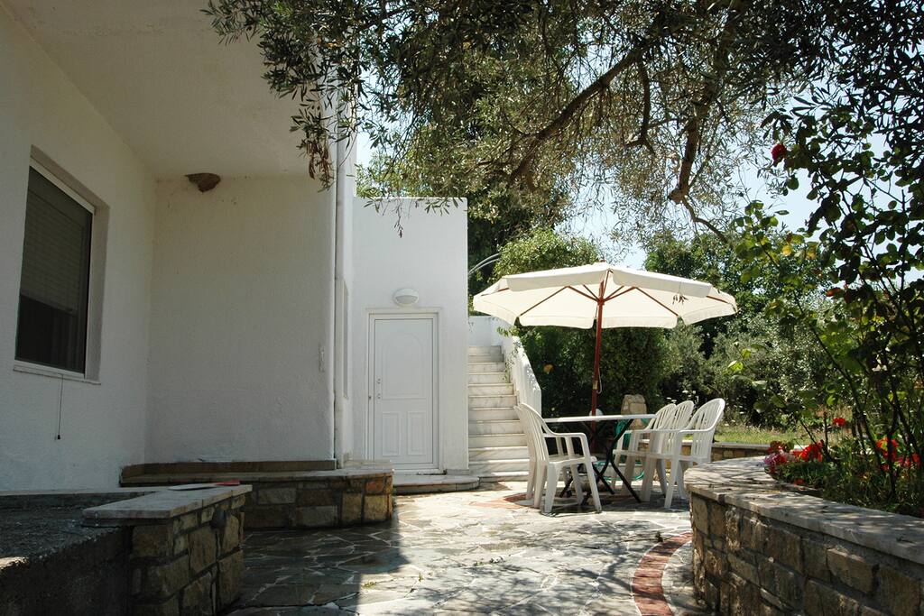 The beautiful, quiet, private terrace of the house 1/4