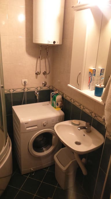 Bathroom and toilet