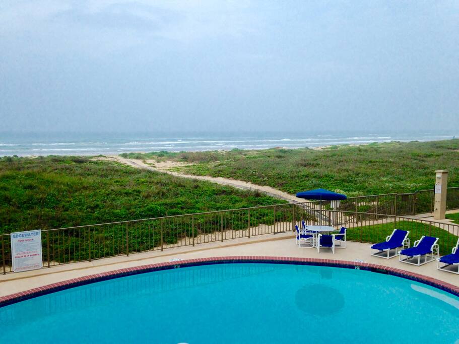 Ocean view from balcony