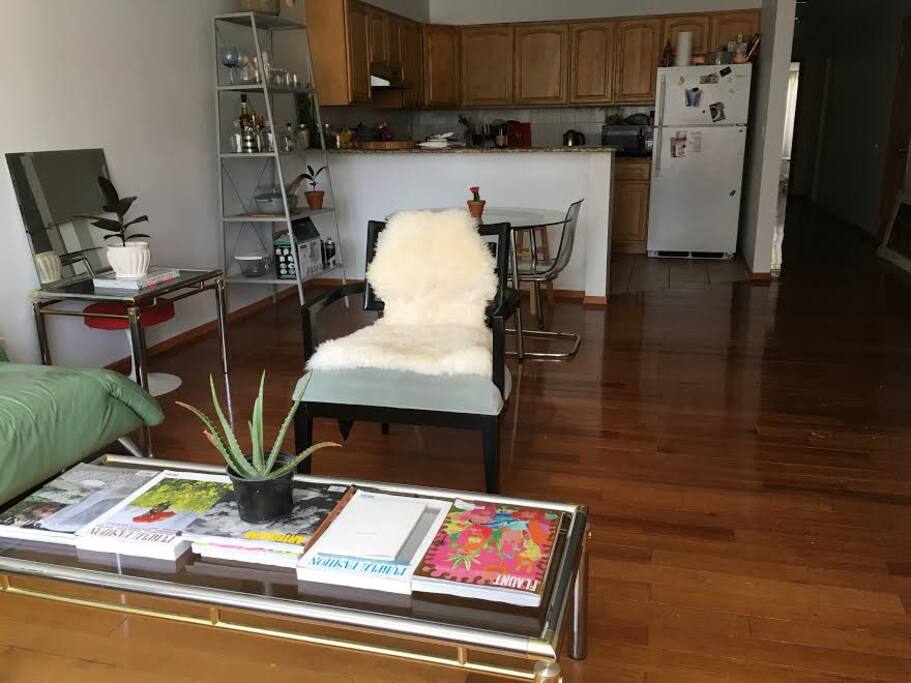 large kitchen with great natural sunlight and large windows