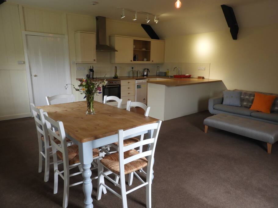 Open plan living space
