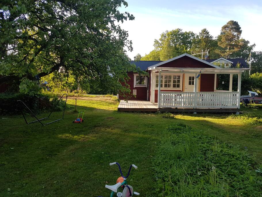 Tomten, verandan