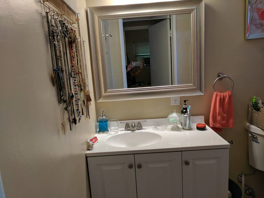 fresh and clean bathroom
