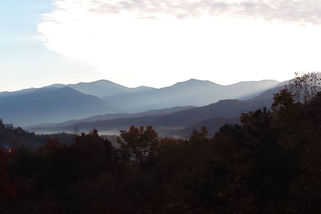 View from cabin