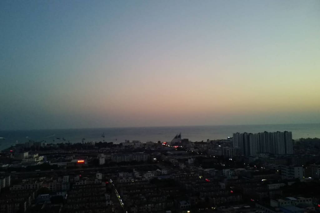 阳台海景