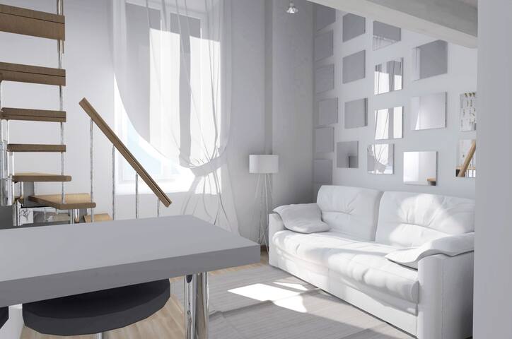 two indipendent loft, up to 6 people, 10min. duomo