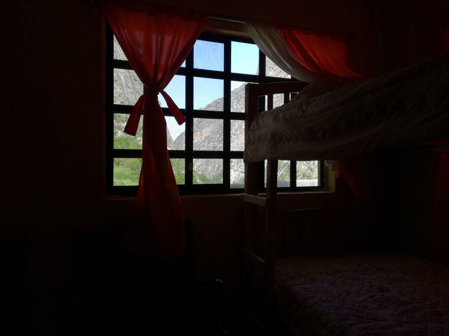 View from inside the room.