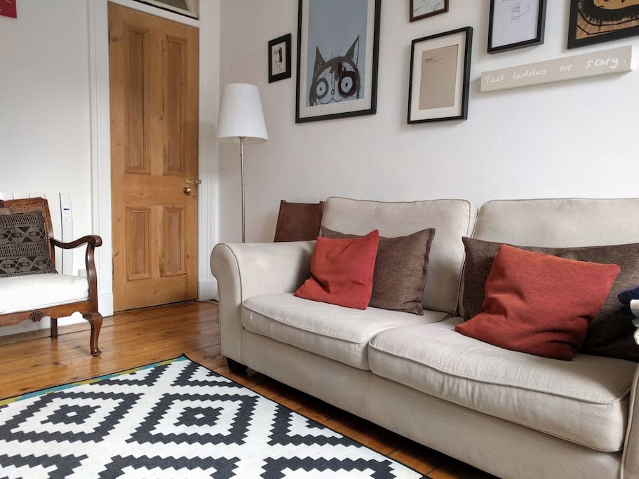Cane backed easy chair for extra seating