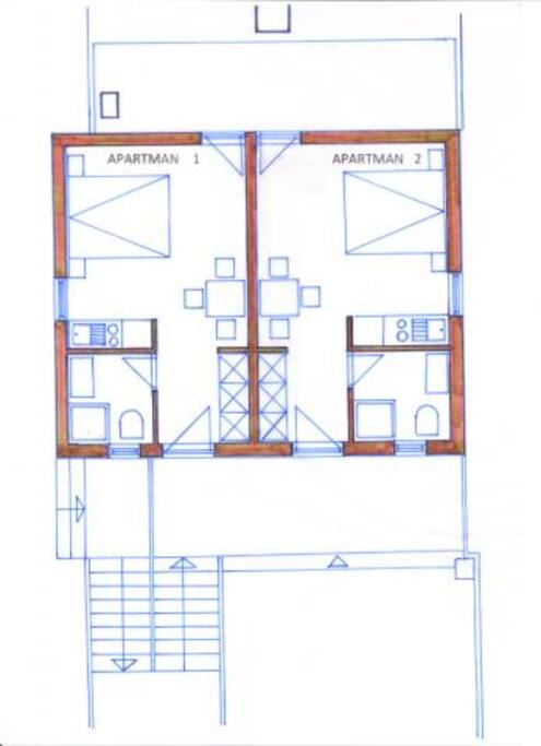 Ground plan of the studios