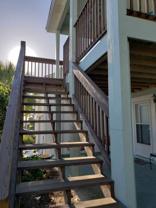 Front entrance stairway