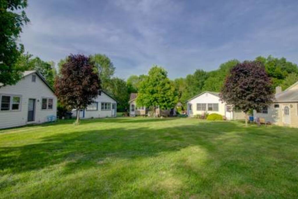 We are 8 homes that share 8 acres.