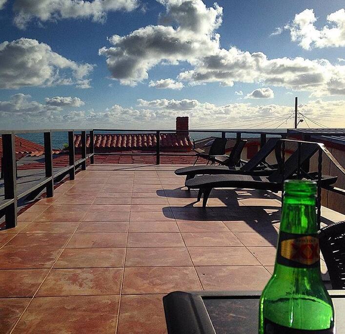 Upstairs Balcony