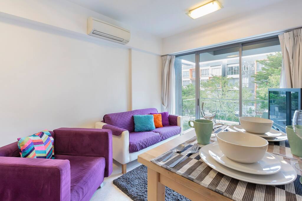 Living room Sofa and Sofa Bed
-Professional photograph snapped in October 2018. Actual apartment may appear slightly more compact to some viewers. All rights reserved.