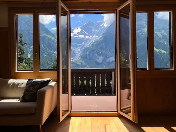 Traumhaftes Chalet Beste Aussicht 2-12 Personen - Grindelwald