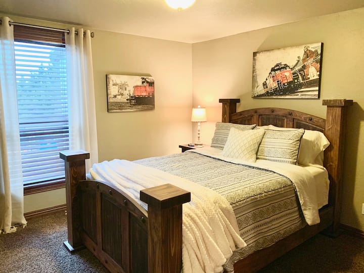 Room 2 has photos of the old Stillwater train depot and the diesel electric engine that services the current rail line.