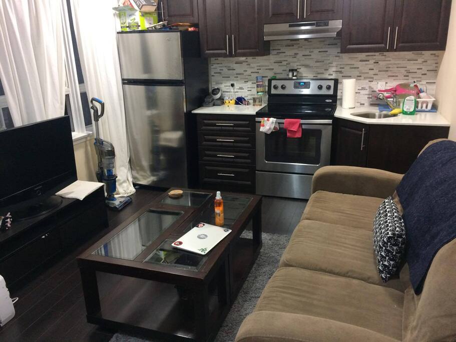 Living / Kitchen at night