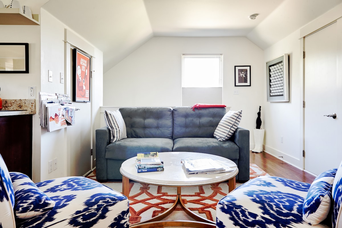 Walk to SOCO from Your Retreat with Heated Pool