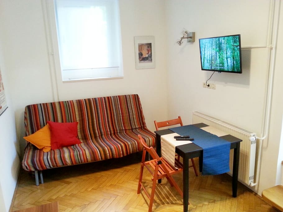 Living room with a couch