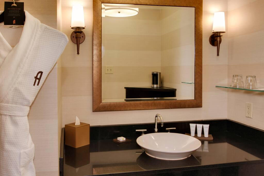 Upgraded Bathroom and amenities