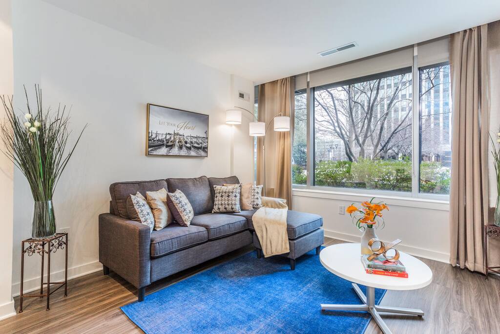 Relax and enjoy the scenery right outside your window.