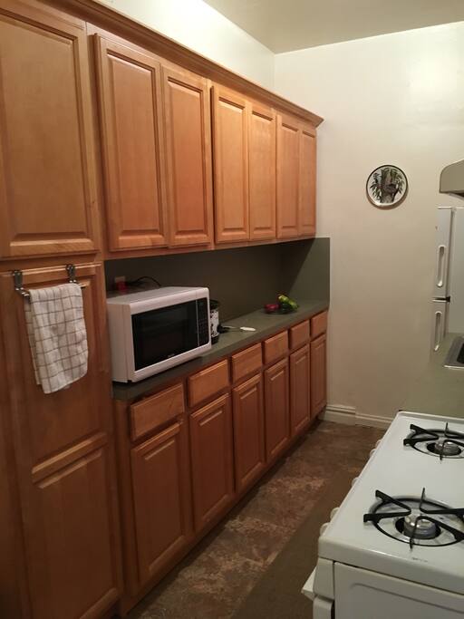 Kitchen built by last tenants who were chefs.