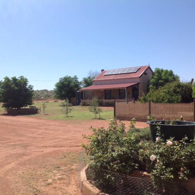 Cottage & "Book In" Rose Garden