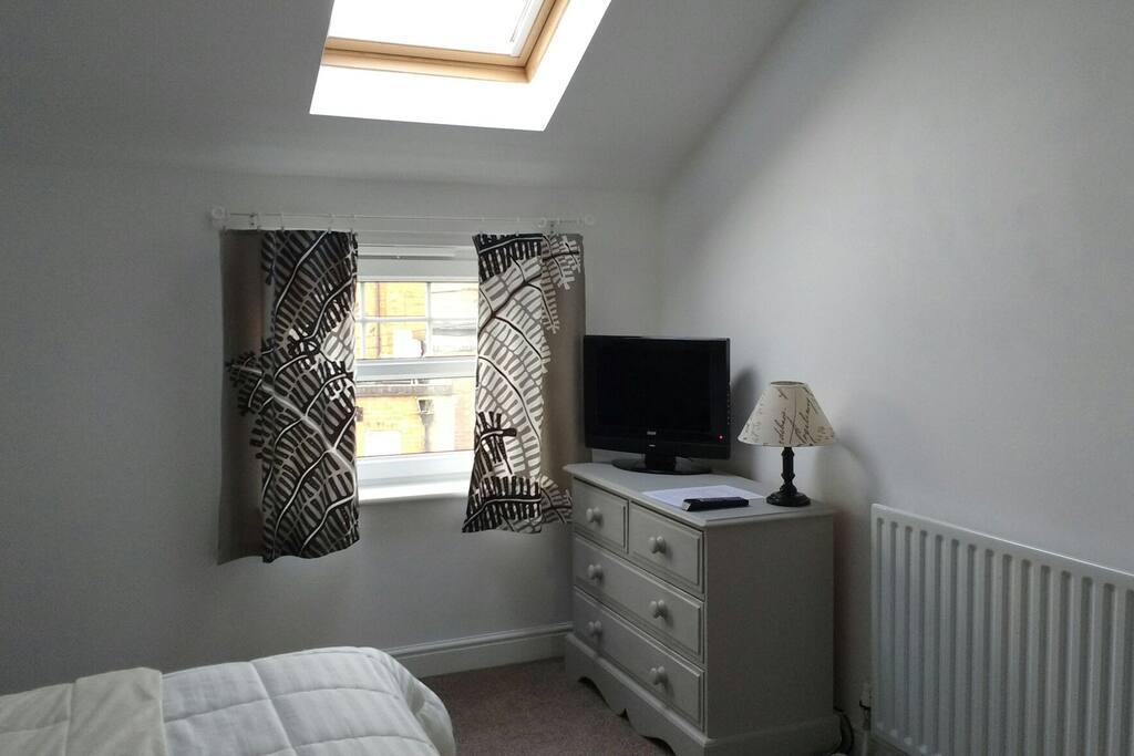 Large, clean and airy room very recently decorated and carpeted.