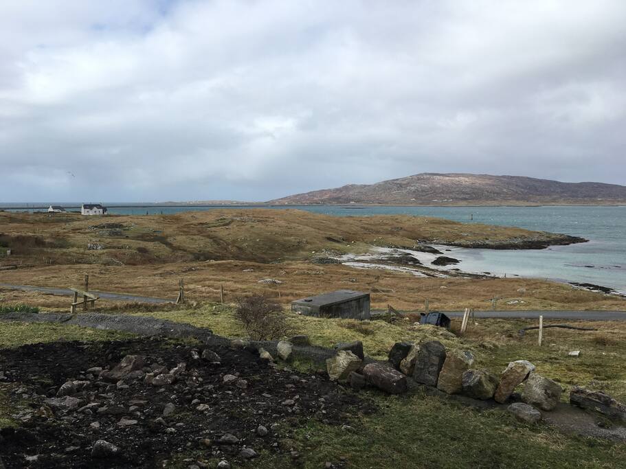 Just across from a secluded beach