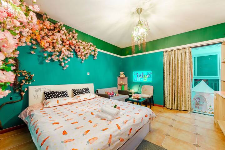 花千树 轻奢复古浪漫特色小屋 工农村建院 小吃街 Apartments For Rent In Deyang Sichuan China
