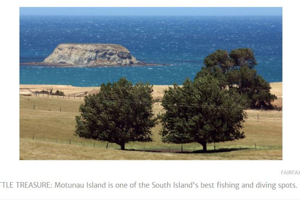 Motunau Beach is just 7 mins away